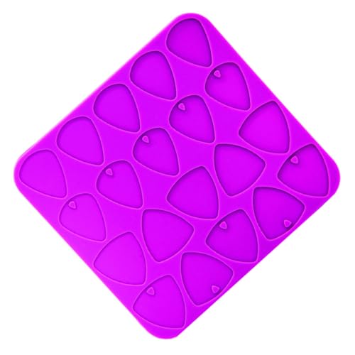 GARIOUANS Gitarre Zubehör Silikon Gitarre Plektrum Form Dicken Epoxidharz DIY Harz Mold für Glänzende Gitarrenpicks Geschenk Herstellung von GARIOUANS