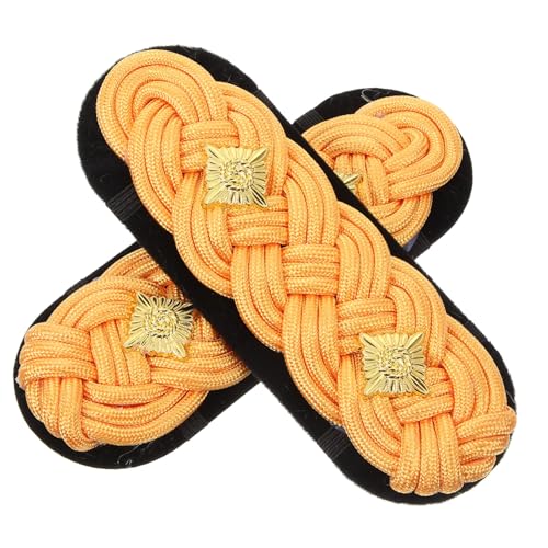 GARIOUANS Goldene Kleine Gewebte Schulterklappen mit Sternmotiv Langlebige Uniformabzeichen für Sicherheitspersonal Vielseitige Epauletten für Formelle Anlässe GARIOUANS Goldene Kleine Gewebte Schulterklappen mit Sternmotiv Langlebige Uniformabzeichen für Sicherheitspersonal Vielseitige Epauletten für Formelle Anlässe von GARIOUANS