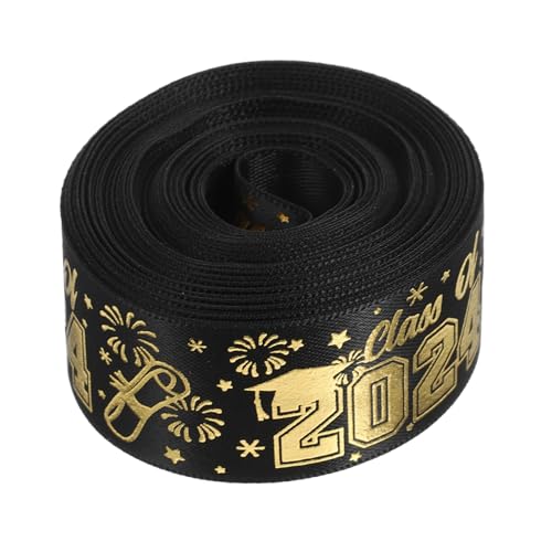 GARIOUANS Graduation Geschenkband Schwarz Breit Yards DIY Schleife zum Basteln Geschenkverpackung Hochzeit Dekoration Abschlussfeier Zubehör GARIOUANS Graduation Geschenkband Schwarz Breit Yards DIY Schleife zum Basteln Geschenkverpackung Hochzeit Dekoration Abschlussfeier Zubehör von GARIOUANS