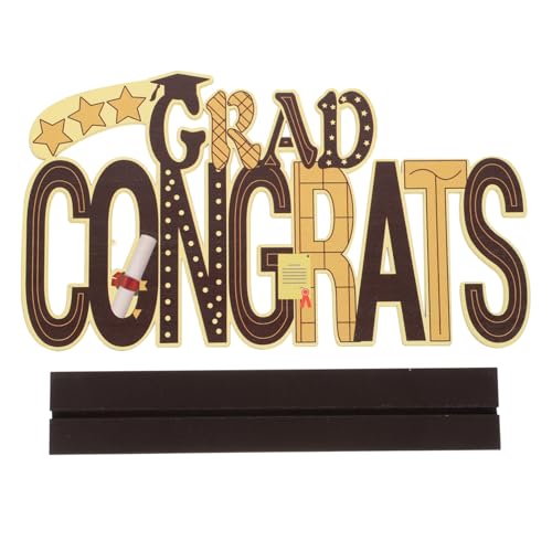 GARIOUANS Graduationsdekoration aus Holz Kreatives Tischdekor für Abschlussfeiern Handgefertigte Dekoartikel für Feierliche Anlässe Leicht und Platzsparend für Fotorequisiten und GARIOUANS Graduationsdekoration aus Holz Kreatives Tischdekor für Abschlussfeiern Handgefertigte Dekoartikel für Feierliche Anlässe Leicht und Platzsparend für Fotorequisiten und von GARIOUANS