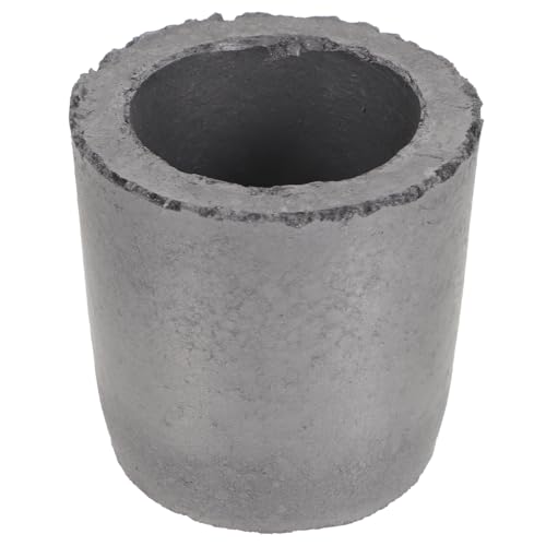 GARIOUANS Graphit Gießform Siliziumkarbid Tiegel Rund Schmelzform für Gold Silber Kupfer Metallgießen Hitzebeständig Leicht zu Reinigen Langlebig von GARIOUANS