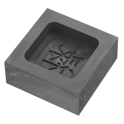 GARIOUANS Graphit Ingot Form Gießform Dreieckig für Schmelzen DIY Metallgießen Kleine Volumen Industrieanwendung Wissenschaft Bildung von GARIOUANS
