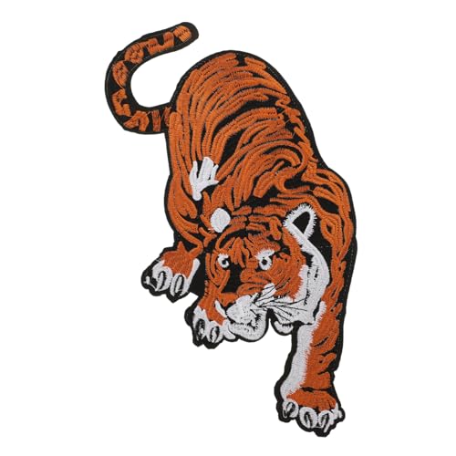 GARIOUANS Großer Tiger Aufnäher Gestickter Animal Patch für Kleidung Jacken DIY Applikation Langlebig Leicht zu Nähen Dekorativer Stoffaufnäher für Shirts Taschen und Handwerk GARIOUANS Großer Tiger Aufnäher Gestickter Animal Patch für Kleidung Jacken DIY Applikation Langlebig Leicht zu Nähen Dekorativer Stoffaufnäher für Shirts Taschen und Handwerk von GARIOUANS