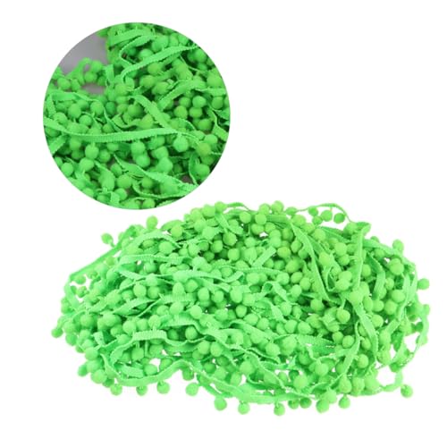 GARIOUANS Grüne Ball Fringe Borte DIY Pompon Zierband für Kleidung Schal Mütze Vorhang Basteln Verzierung GARIOUANS Grüne Ball Fringe Borte DIY Pompon Zierband für Kleidung Schal Mütze Vorhang Basteln Verzierung von GARIOUANS