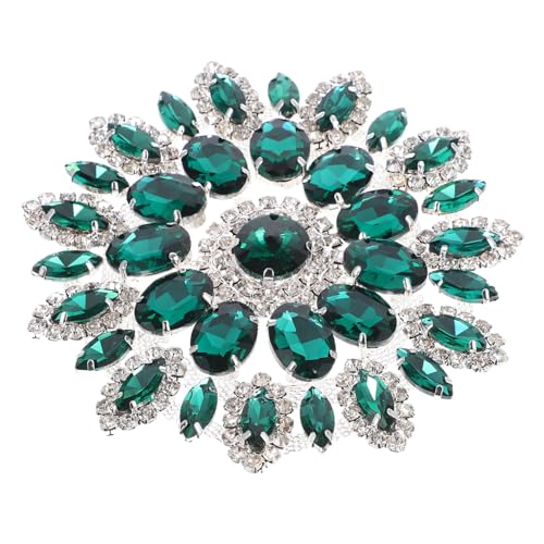 GARIOUANS Grüner Strass Applikation Bügelbild mit Metallkette Dekorative Bügelbilder zum Aufbügeln und Aufnähen für Kleidung DIY Brosche Patches für Jacken Rucksäcke Hüte und Kleidung GARIOUANS Grüner Strass Applikation Bügelbild mit Metallkette Dekorative Bügelbilder zum Aufbügeln und Aufnähen für Kleidung DIY Brosche Patches für Jacken Rucksäcke Hüte und Kleidung von GARIOUANS