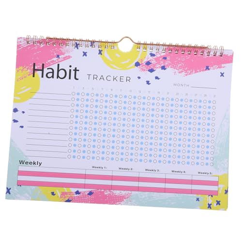 GARIOUANS Habit Tracker Planer ohne Wochen und Monatsübersicht Flexibler Terminplaner Selbstgestalten Notizfeld und Tragbar Minimalistisches Design GARIOUANS Habit Tracker Planer ohne Wochen und Monatsübersicht Flexibler Terminplaner Selbstgestalten Notizfeld und Tragbar Minimalistisches Design von GARIOUANS