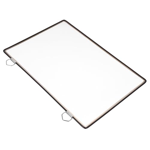 GARIOUANS Hängender Dokumentenhalter Schwarz Transparente Wand Organizer Tasche Robuster Kunststoff Aufbewahrungsbeutel für Büro Praktischer Wand Ordner zur Platzsparenden Ablage von Akten von GARIOUANS