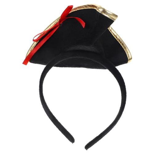 GARIOUANS Halloween Piratenhut Stirnband Damen Karneval Accessoire Robust Wiederverwendbar für Kostüm Party Cosplay Bühnenperformance von GARIOUANS