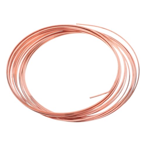 GARIOUANS Handgefertigter Kupferdraht Kupferschmuckdraht Weicher Kupferdraht Halskettendraht Perlendraht Perlendraht Zur Schmuckherstellung Draht Zur Armbandherstellung Draht Für von GARIOUANS