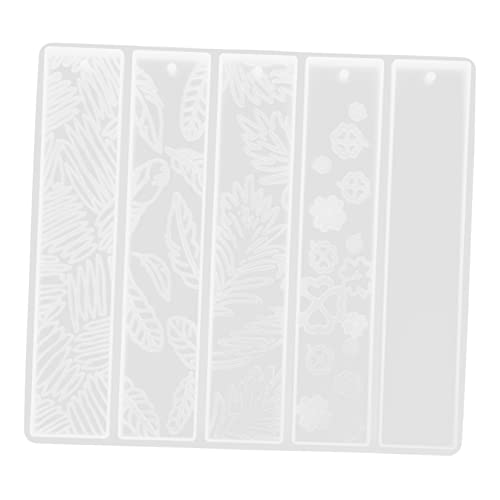 GARIOUANS Handgemachte Lesezeichenform Silikon Wiederverwendbare Gießform für Epoxidharz DIY Lesezeichen Herstellung Kreative Bastelwerkzeuge für Designs von GARIOUANS