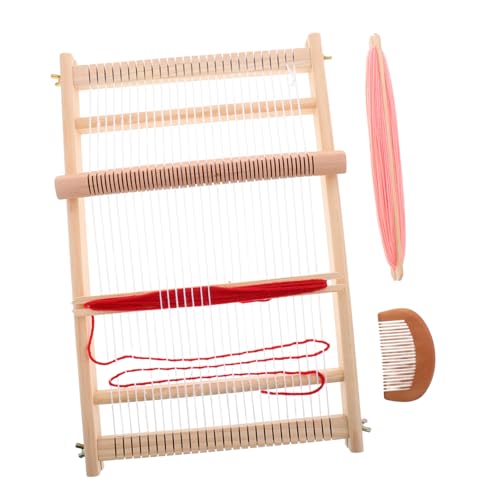 GARIOUANS Handwebstuhl Webstuhl für Webwerkzeugsatz Webmaschine für für Kleinkinder Kinderwebeln Weaving Kit Webstuhl Bausatz kleine Webmaschine Holz Khaki GARIOUANS Handwebstuhl Webstuhl für Webwerkzeugsatz Webmaschine für für Kleinkinder Kinderwebeln Weaving Kit Webstuhl Bausatz kleine Webmaschine Holz Khaki von GARIOUANS