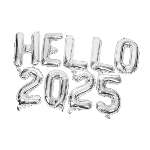 GARIOUANS Hello Aluminiumfolien Luftballon Silber Year Party Dekorationen Neujahrs Feier Festliche Ballons für Wand Tür Fenster Feierlichkeiten GARIOUANS Hello Aluminiumfolien Luftballon Silber Year Party Dekorationen Neujahrs Feier Festliche Ballons für Wand Tür Fenster Feierlichkeiten von GARIOUANS