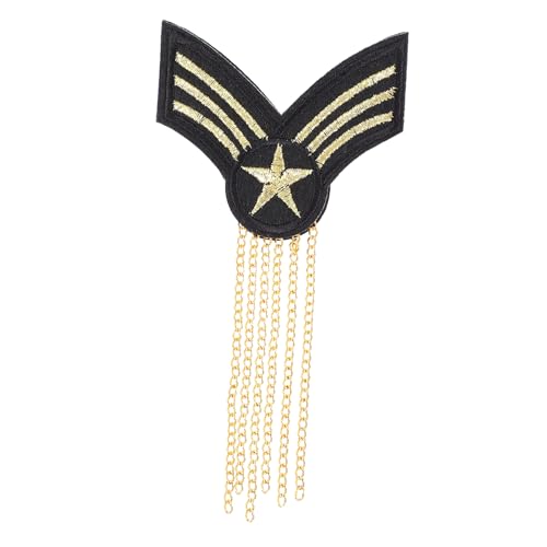GARIOUANS Herren Epaulette mit Mehrlagigen Quasten Robuste Schulterklappe aus Hochwertigem Eisen und Stoff Modisches Kostümzubehör für Anzüge Uniformen und Festliche Outfits GARIOUANS Herren Epaulette mit Mehrlagigen Quasten Robuste Schulterklappe aus Hochwertigem Eisen und Stoff Modisches Kostümzubehör für Anzüge Uniformen und Festliche Outfits von GARIOUANS