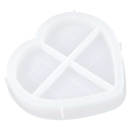 GARIOUANS Herzförmige Silikonform DIY Serviertablett Gießform Flexibel Langlebig mit Glatter Oberfläche für Schmuck und Bastelaufbewahrung Kreative Resin Trinket Dish Mold GARIOUANS Herzförmige Silikonform DIY Serviertablett Gießform Flexibel Langlebig mit Glatter Oberfläche für Schmuck und Bastelaufbewahrung Kreative Resin Trinket Dish Mold von GARIOUANS