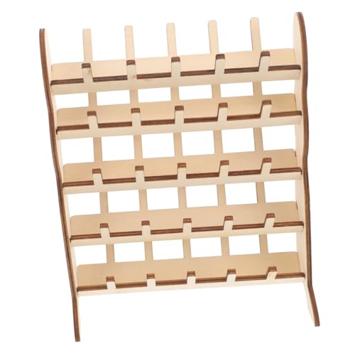 GARIOUANS Holz Spulenhalter Organizer Fadenhalter Nähgarn Aufbewahrung Ständer für Stick und Quiltgarn Mini Entwirrend Praktisch Langlebig von GARIOUANS