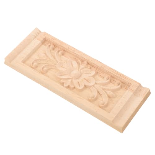 GARIOUANS Holzornament Möbel Applique Holzdeko Vintage Geschnitzte Onlay Möbelverzierung für Türen Schränke Kommode Langlebig und Vielseitig Einsetzbar von GARIOUANS