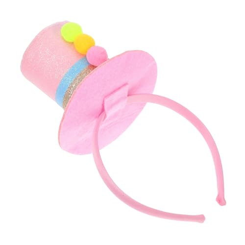 GARIOUANS Hut Stirnband Haarbänder Pailletten Kostümhut Pailletten Kostüm Accessoire Mini Zylinder Karnevalshut Mütze Steampunk Stirnband Kostümhaarband Rosa Vliesstoff GARIOUANS Hut Stirnband Haarbänder Pailletten Kostümhut Pailletten Kostüm Accessoire Mini Zylinder Karnevalshut Mütze Steampunk Stirnband Kostümhaarband Rosa Vliesstoff von GARIOUANS