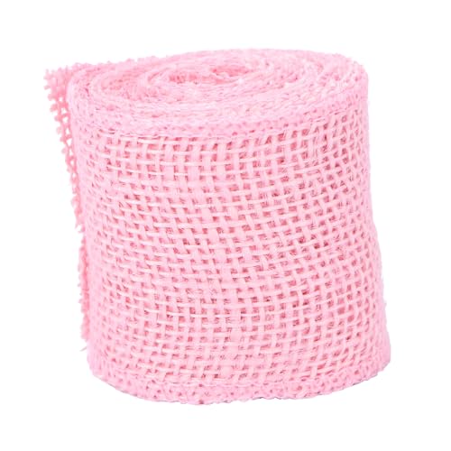 GARIOUANS Juteband Breit Natürliches Burlap Geschenkband für Weihnachtsdekoration Basteln Hochzeit Kränze Vielseitig Verwendbar Umweltfreundlich von GARIOUANS