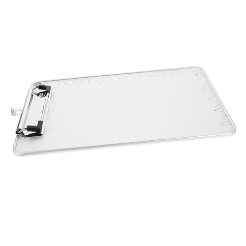 GARIOUANS Klemmbrett aus Aluminiumlegierung Rutschfestes Schreibbrett mit Stabilem Stahlclip für Schule Büro und Medizinische Berufe Leicht und Vielseitig Einsetzbar von GARIOUANS