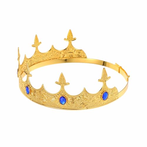 GARIOUANS Königliche Krone für Erwachsene Verstellbare Langlebige Kopfdekoration für Geburtstagsfeiern und Themen Events aus Robustem Metall für Karneval und Cosplay GARIOUANS Königliche Krone für Erwachsene Verstellbare Langlebige Kopfdekoration für Geburtstagsfeiern und Themen Events aus Robustem Metall für Karneval und Cosplay von GARIOUANS