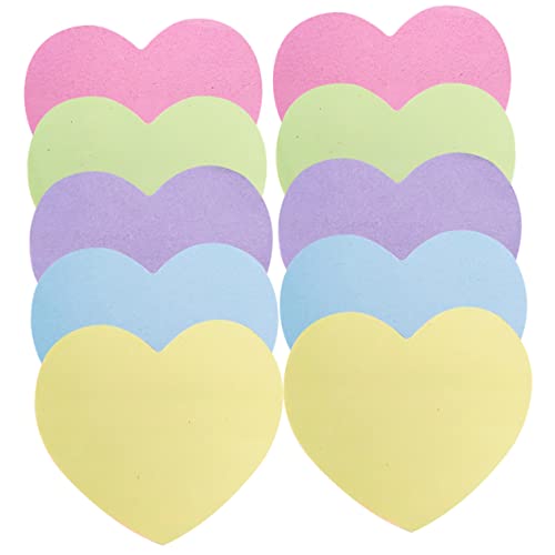 GARIOUANS Kreative Herzförmige Notizaufkleber Memo Pads Selbstklebende Memo für Schule Büro und Zuhause Praktische und Wiederverwendbare Haftnotizen Mischfarben GARIOUANS Kreative Herzförmige Notizaufkleber Memo Pads Selbstklebende Memo für Schule Büro und Zuhause Praktische und Wiederverwendbare Haftnotizen Mischfarben von GARIOUANS
