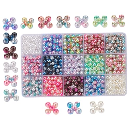 GARIOUANS Kunststoff DIY Perlen Spacer Perlen für Schmuckherstellung für Armbänder und Bastelprojekte Vielseitig Einsetzbar und Praktisch GARIOUANS Kunststoff DIY Perlen Spacer Perlen für Schmuckherstellung für Armbänder und Bastelprojekte Vielseitig Einsetzbar und Praktisch von GARIOUANS
