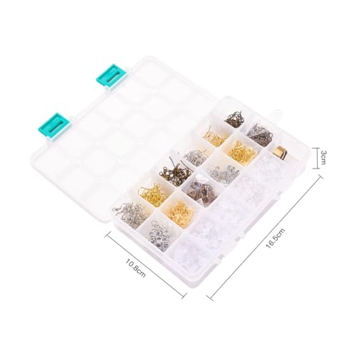 GARIOUANS Kupfer Ohrhaken DIY Schmuckzubehör Fächer Ohrverschluss Ringe mit Zange für Ohrring Selbermachen Damen Basteln Kit GARIOUANS Kupfer Ohrhaken DIY Schmuckzubehör Fächer Ohrverschluss Ringe mit Zange für Ohrring Selbermachen Damen Basteln Kit von GARIOUANS
