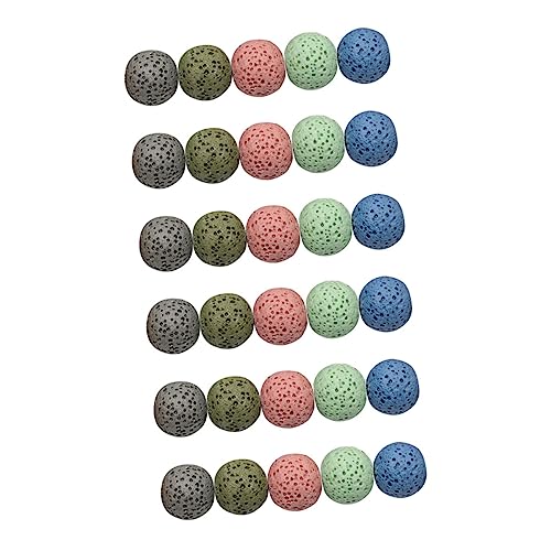 GARIOUANS Lava Perlen für DIY Schmuck Bunte Vulkanstein Spacer Perlen pro Strang für Armbänder Dekoration und Bastelbedarf GARIOUANS Lava Perlen für DIY Schmuck Bunte Vulkanstein Spacer Perlen pro Strang für Armbänder Dekoration und Bastelbedarf von GARIOUANS