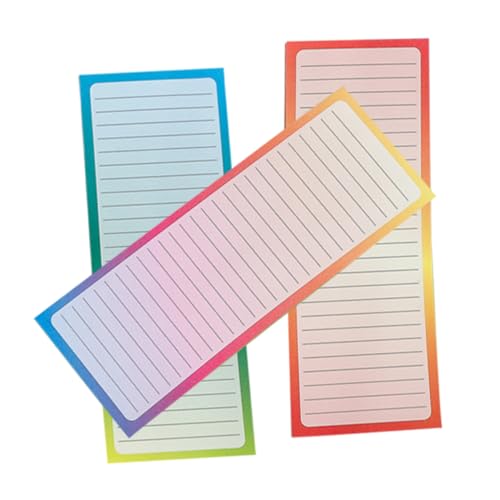 GARIOUANS Magnetischer Notizblock Farbverlauf Kühlschrank Memo Pad pro Block Praktische Magnetische Rückseite für Einkaufsliste To Do Listen und Erinnerungen im Haushalt GARIOUANS Magnetischer Notizblock Farbverlauf Kühlschrank Memo Pad pro Block Praktische Magnetische Rückseite für Einkaufsliste To Do Listen und Erinnerungen im Haushalt von GARIOUANS