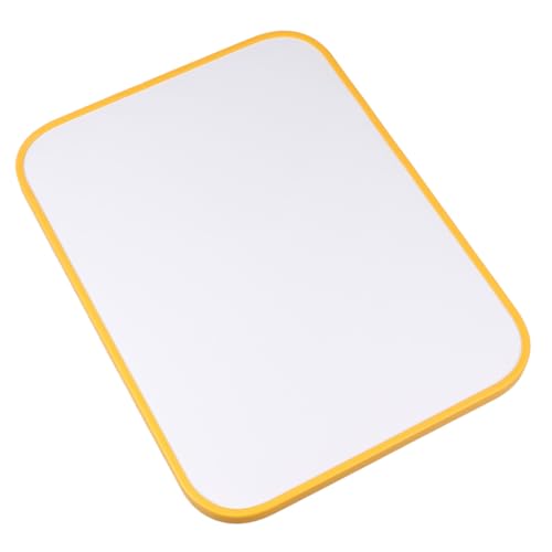 GARIOUANS Magnetisches Whiteboard Gelb Rahmen Hängend Trocken Abwischbar Schreibtafel Kunststoff Magnettafel für Büro Schule Zuhause Nachrichtentafel Zeichenbrett von GARIOUANS