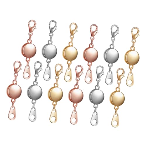 GARIOUANS Magnetverschluss Schmuckverbinder Rund Magnetischer Armbandverschluss Praktischer DIY Magnetverschluss für Halsketten und Armbänder Einfacher Einhandverschluss Vielseitig GARIOUANS Magnetverschluss Schmuckverbinder Rund Magnetischer Armbandverschluss Praktischer DIY Magnetverschluss für Halsketten und Armbänder Einfacher Einhandverschluss Vielseitig von GARIOUANS