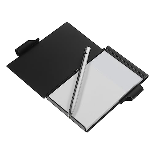 GARIOUANS Mini Metall Notizbuch mit Stift Tragbarer Notizblock im Aluminiumgehäuse für Schule Büro und Zuhause für Notizen Pläne und Erinnerungen Abreißbarer GARIOUANS Mini Metall Notizbuch mit Stift Tragbarer Notizblock im Aluminiumgehäuse für Schule Büro und Zuhause für Notizen Pläne und Erinnerungen Abreißbarer von GARIOUANS