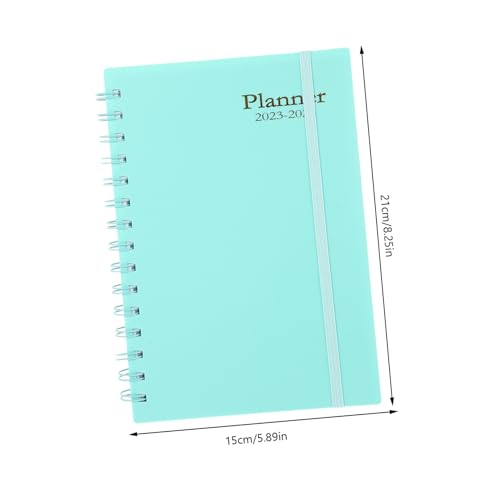 GARIOUANS Monatsplaner Notizbuch Monate Spiralbindung Seitenzahlen Studierende Praktisches Kalender notizheft für Tagesplanung und Kreative Notizen von GARIOUANS