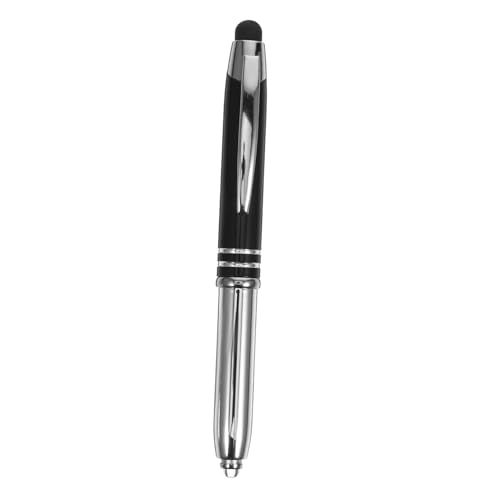 GARIOUANS Multifunktionaler LED Schreibstift mit Touchscreen Stift und Kugelschreiber Beleuchteter Metallstift für Smartphone Tablet Schreiben bei Dunkelheit Stilvoller Schwarzer Stift GARIOUANS Multifunktionaler LED Schreibstift mit Touchscreen Stift und Kugelschreiber Beleuchteter Metallstift für Smartphone Tablet Schreiben bei Dunkelheit Stilvoller Schwarzer Stift von GARIOUANS