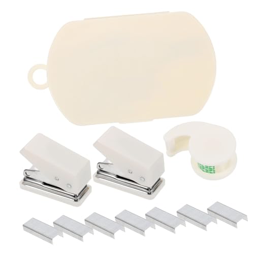 GARIOUANS Multifunktionales Scrapbooking Werkzeugset mit Klebebandspender Buchbindemaschine und Cutter Langlebig für Büro Basteln Handarbeit und Papierarbeiten GARIOUANS Multifunktionales Scrapbooking Werkzeugset mit Klebebandspender Buchbindemaschine und Cutter Langlebig für Büro Basteln Handarbeit und Papierarbeiten von GARIOUANS