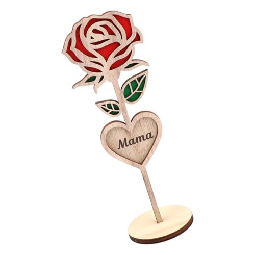 GARIOUANS Muttertag Tischdekoration Holz Romantisches Tischcenterpiece Ornament für Stilvolle Home Party Dekoration Langlebig und Pflegeleicht Vielseitig Einsetzbar Jedem GARIOUANS Muttertag Tischdekoration Holz Romantisches Tischcenterpiece Ornament für Stilvolle Home Party Dekoration Langlebig und Pflegeleicht Vielseitig Einsetzbar Jedem von GARIOUANS