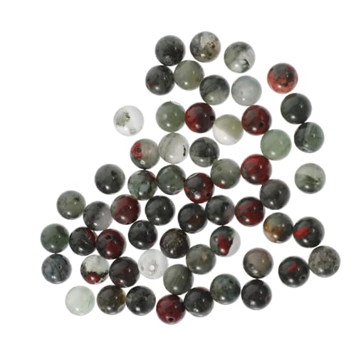 GARIOUANS Natürliche Afrikanische Blutstein Perlen Schmuck Spacer Perlen für DIY Armbänder Halsketten Ohrringe Vielseitig Robust Langlebig von GARIOUANS