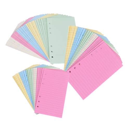 GARIOUANS Notizbuch Nachfüllpapier Lose mit Glatter Oberfläche Vielseitig für Schreiben Malen Kompatibel mit Ringbuch Planer Praktische Ersatzblöcke für Schüler und Beruf von GARIOUANS