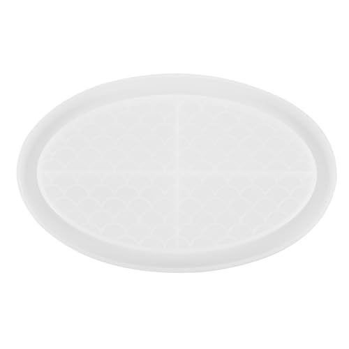 GARIOUANS Ovales Silikonform Tablett mit Fischschuppen Design Langlebige Resin Gießform für DIY Epoxidharz Schmuckhalter Kerzenhalter und Dekorative Aufbewahrung Flexible Hochwertige GARIOUANS Ovales Silikonform Tablett mit Fischschuppen Design Langlebige Resin Gießform für DIY Epoxidharz Schmuckhalter Kerzenhalter und Dekorative Aufbewahrung Flexible Hochwertige von GARIOUANS