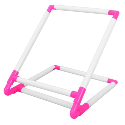 GARIOUANS PVC Kreuzstich Halter Stabiler Stickrahmen mit Einzigartiger Klammer für Freihändiges Sticken Desktop Stickerei Regal aus Hochwertigem Material Einfach Montierbar und Vielseitig von GARIOUANS