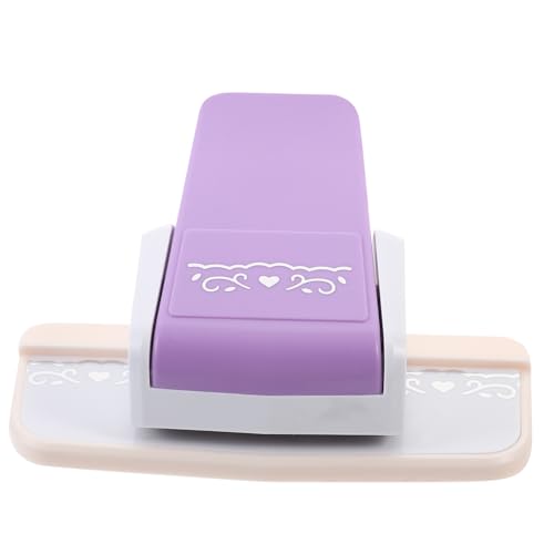 GARIOUANS Papierstanzer Motivlocher für Scrapbooking Handgemachter Prägestanzer DIY Bastelpapier Stanzer für Karten Herstellung Leicht Tragbar und Langlebig Geeignet für Zufällige Farbe von GARIOUANS