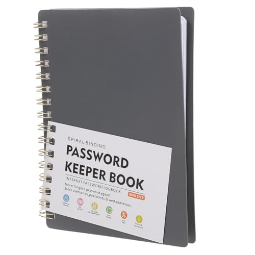 GARIOUANS Passwortbuch mit Bunten Alphabetischen Tabs Kleines Adressnotizbuch für Senioren Passwort Notizbuch mit Zusätzlichem Notizbereich Tragbares Register für Home Office und Private GARIOUANS Passwortbuch mit Bunten Alphabetischen Tabs Kleines Adressnotizbuch für Senioren Passwort Notizbuch mit Zusätzlichem Notizbereich Tragbares Register für Home Office und Private von GARIOUANS