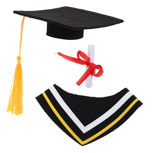 GARIOUANS Plüschbären Abschlussparty Outfit mit Hut und Graduation Kleidung für Stofftiere Niedliches Kostüm für Abschlussfeier für Diy Puppenkleidung und Geschenkartikel GARIOUANS Plüschbären Abschlussparty Outfit mit Hut und Graduation Kleidung für Stofftiere Niedliches Kostüm für Abschlussfeier für Diy Puppenkleidung und Geschenkartikel von GARIOUANS