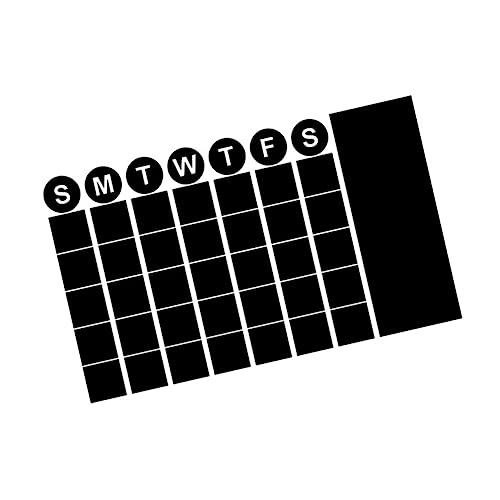 GARIOUANS Praktischer Selbstklebender Tafelfolie Kalender Wandsticker mit Glatter Oberfläche Beschriften Abwischbar Wiederverwendbar für Büro Schlafzimmer Wohnzimmer und Haushalt Geeignet GARIOUANS Praktischer Selbstklebender Tafelfolie Kalender Wandsticker mit Glatter Oberfläche Beschriften Abwischbar Wiederverwendbar für Büro Schlafzimmer Wohnzimmer und Haushalt Geeignet von GARIOUANS
