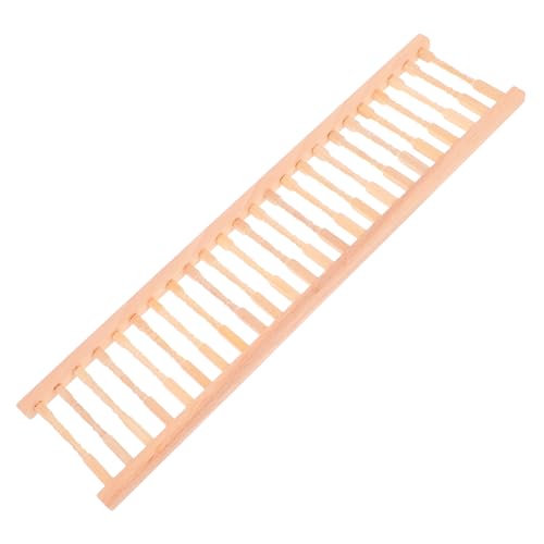 GARIOUANS Puppenhaus Dekorationszubehör Mini Puppenhaus Handlauf Puppenhaus Mini Handlauf Winziger Puppenhaus Zaun Puppenhaus Handlauf Zubehör Mini Zaun Für Miniaturhaus Birke Beige von GARIOUANS