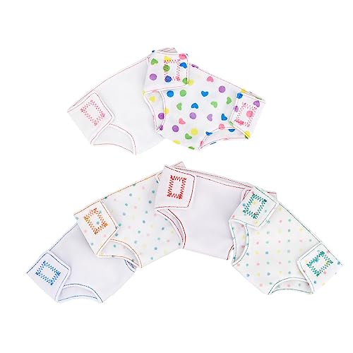GARIOUANS Puppenunterwäsche 6 Stück für 18 Zoll Puppen Bequeme und Leicht und Auszuziehende Windeln und Kleidung für Babypuppen Zubehör für Rollenspiele GARIOUANS Puppenunterwäsche 6 Stück für 18 Zoll Puppen Bequeme und Leicht und Auszuziehende Windeln und Kleidung für Babypuppen Zubehör für Rollenspiele von GARIOUANS