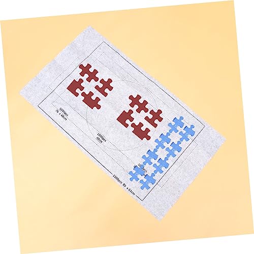 GARIOUANS Puzzlematte rutschfeste Filzmatte mit Aufblasbarem Schlauch und Fixierbändern Faltbare Unterlage zum Puzzeln für Puzzleaufbewahrung und Transport GARIOUANS Puzzlematte rutschfeste Filzmatte mit Aufblasbarem Schlauch und Fixierbändern Faltbare Unterlage zum Puzzeln für Puzzleaufbewahrung und Transport von GARIOUANS