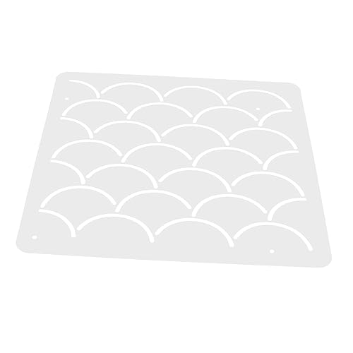 GARIOUANS Quilting Vorlage Kunststoff Schablone Nähen Werkzeug Patchwork DIY Handarbeit Lineal Präzise Linienführung Vielseitig für Kleidung Hose Gestaltung von GARIOUANS