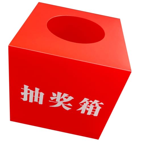 GARIOUANS Raffinierte Kompakte Raffle Box mit Sichtschutz Vielseitig Nutzbar als und Spendenbox für Partys Firmenfeiern Stabile Klappbox aus Robustem Material Multifunktional für Faire von GARIOUANS
