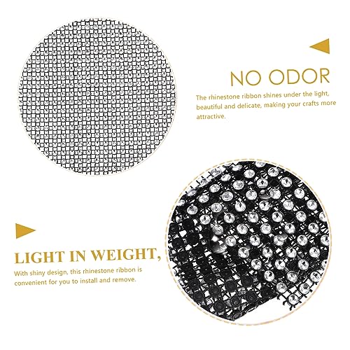 GARIOUANS Reihen Strahlendes Strassband Funkelndes DIY Dekorationsband für Hochzeitsdeko Bastelprojekte Glitzerndes Strass Dekoband in Schwarz Langlebig und Formstabil GARIOUANS Reihen Strahlendes Strassband Funkelndes DIY Dekorationsband für Hochzeitsdeko Bastelprojekte Glitzerndes Strass Dekoband in Schwarz Langlebig und Formstabil von GARIOUANS